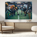 American Football Playing Wall Art Canvas Print by MyGreatCanvas | Canvas Wall Art Prints | Photo Prints & Wall Decor
