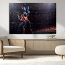 American Football Wall Art Canvas Print, Stadium Sport Wall