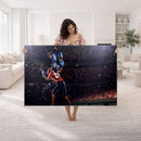 American Football Wall Art Canvas Print, Stadium Sport Wall