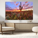 Arizona Desert Wall Art Canvas Print - Framed Deser Sunset by MyGreatCanvas | Canvas Wall Art Prints | Photo Prints & Wall Decor