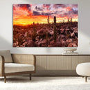 Arizona Desert Print, Western Cowboy Wall Art Print by MyGreatCanvas | Canvas Wall Art Prints | Photo Prints & Wall Decor