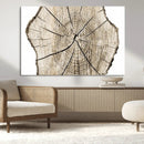 Abstract Wood Tree Ring Wall Art - Ready to Hang Minimalist by MyGreatCanvas | Canvas Wall Art Prints | Photo Prints & Wall Decor