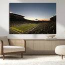 Oregon Ducks Football Team Print - Eugene Autzen Stadium