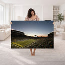 Oregon Ducks Football Team Print - Eugene Autzen Stadium