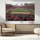 Wisconsin Badgers Team Print Canvas - Madison Camp Randall