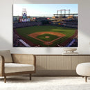 Colorado Rockies Coors Field Wall Art Canvas Print - MLB