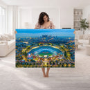 Los Angeles Dodgers Wall Art Canvas, Dodger Stadium Wall Art