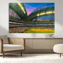 Milwaukee Brewers Baseball Team Print Canvas- American