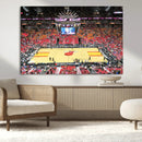 Miami Heat Basketball Team Print Wall Art- Kaseya Center by MyGreatCanvas | Canvas Wall Art Prints | Photo Prints & Wall Decor