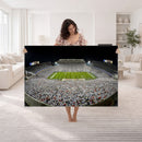 Beaver Stadium Night Game Triple Canvas Wall Art - Penn
