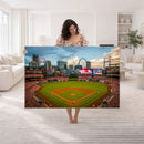 St. Louis Cardinals Baseball Team Print - Busch Stadium Wall