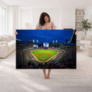 Truist Park Night Game Canvas Art - Atlanta Braves Stadium