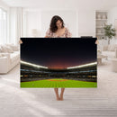Yankee Stadium Night Game Triple Canvas, Yankee Stadium