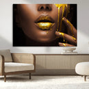 African American Art Black Woman Canvas Print, African Wall