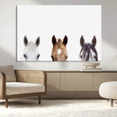 Horse Prints Set, Set of 3 Horse Wall Art, Horses Portraits, by MyGreatCanvas | Canvas Wall Art Prints | Photo Prints & Wall Decor