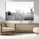 Vintage Farmhouse Black and White Triptych Wall Art – Giclee