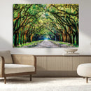 Serene Tree Tunnel Wall Art Canvas Print – Pathway Under by MyGreatCanvas | Canvas Wall Art Prints | Photo Prints & Wall Decor