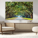 Wormsloe State Plantation Driveway Wall Art Canvas Print by MyGreatCanvas | Canvas Wall Art Prints | Photo Prints & Wall Decor