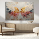 Golden Angel Wings Wall Art Canvas Print – Stunning Abstract by MyGreatCanvas | Canvas Wall Art Prints | Photo Prints & Wall Decor