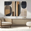 Wabi Sabi Canvas Print - Geometric Abstract Wall Art Canvas