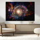 Nebula and Galaxies in Space Wall Art Canvas Print, Spiral