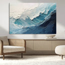 Ocean Wave Canvas Wall Art Print – Coastal Living Room Large
