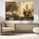 Zen Buddha Wall Art Canvas Print | Peaceful Meditation Decor