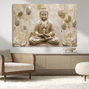Serene Buddha Wall Art | Yoga Room Decor and Meditation Wall