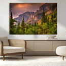 Colorado Rockies Mountains Wall Art Canvas Print | Ready to