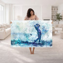 Golf Swing Wall Art Canvas Print - Sports-Inspired