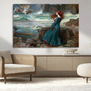 Miranda by the Shore Wall Art Canvas Print – Tempest Scene by MyGreatCanvas | Canvas Wall Art Prints | Photo Prints & Wall Decor