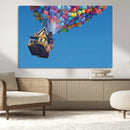 Carl Fredricksen, Up Movie Wall Art, Balloons Wall Art, Air