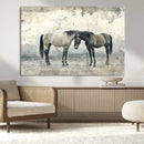 Chines Style Majestic Horses Wall Art | Ready to Hang and