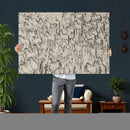 Abstract Horse Sketch Wall Art | Ready to Hang and Framed |