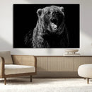 Bear Canvas Print | Wildlife Wall Art for Cabin Decor |