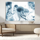 Abstract Jellyfish Canvas Print Wall Art