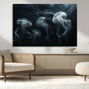 Jellyfish Wall Art Canvas Print, Elegant Wall Decor