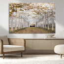 Forest Grove Wall Art | Serene Pathway Canvas Print | Ready