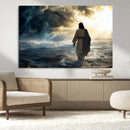 Jesus Walking Water Wall Art – Inspirational Christian