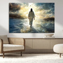 Jesus Walking on Water Wall Art | Canvas Print | Ready to