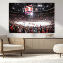 Amerant Bank Arena Wall Art Canvas Print - Basketball Arena by MyGreatCanvas | Canvas Wall Art Prints | Photo Prints & Wall Decor