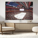 Barton Malow Little Caesars Arena Detroit Wall Art Canvas by MyGreatCanvas | Canvas Wall Art Prints | Photo Prints & Wall Decor