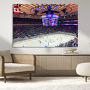 Madison New York Rangers Hockey Stadium Wall Art Canvas