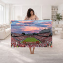 Carter-Finley Stadium Art Sunset Game Triple Canvas Wall Art