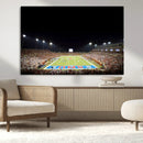 SMU Mustangs Football Team Print - Dallas Gerald J. Ford