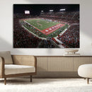 Houston Cougars Football Team Print - Houston TDECU Stadium