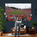 Virginia Cavaliers Football Team Print - Charlottesville Scott Stadium Print Wall Art Canvas by MyGreatCanvas | Canvas Wall Art Prints | Photo Prints & Wall Decor