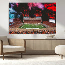 Virginia Tech Hokies Football Team Print - Blacksburg Lane