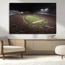 Wisconsin Badgers Football Team Print - Madison Camp Randall by MyGreatCanvas | Canvas Wall Art Prints | Photo Prints & Wall Decor