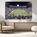 Brigham Young University Cougars Football Print Canvas -